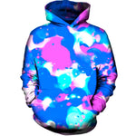 Abstract Splatter Womens Hoodie