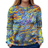 Abstract Womens Sweatshirt