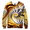 Yellow Fractal Sweatshirt