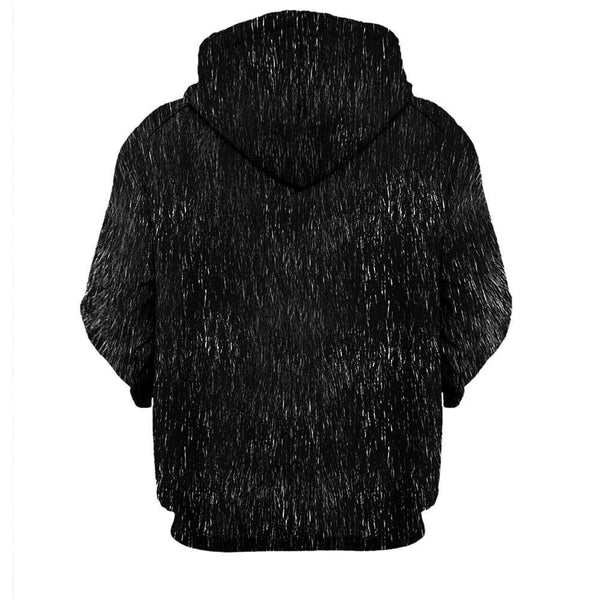 Noisy May night long sleeve sequin hoodie in black