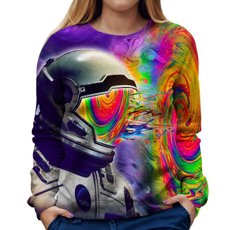 Astronaut Womens Sweatshirt